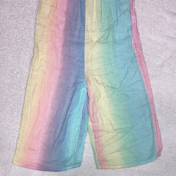 NWT take pride pastel rainbow summer romper 100% cotton - Picture 3 of 10